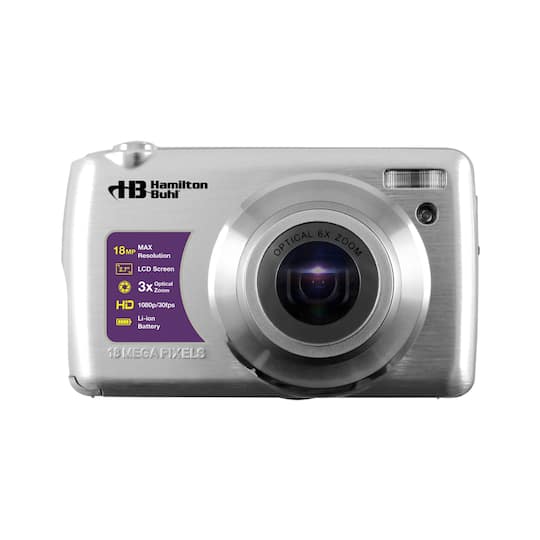 HamiltonBuhl&#xAE; Vivid Pro 18 MP Digital Camera with 8x Optical Zoom Lens
